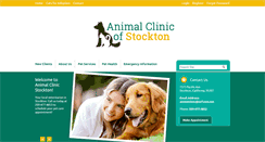 Desktop Screenshot of animalclinicstockton.com